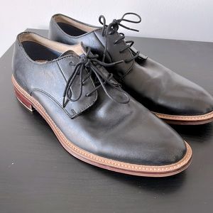 BARELY WORN Aston Grey mens size 10 black dress/casual shoes